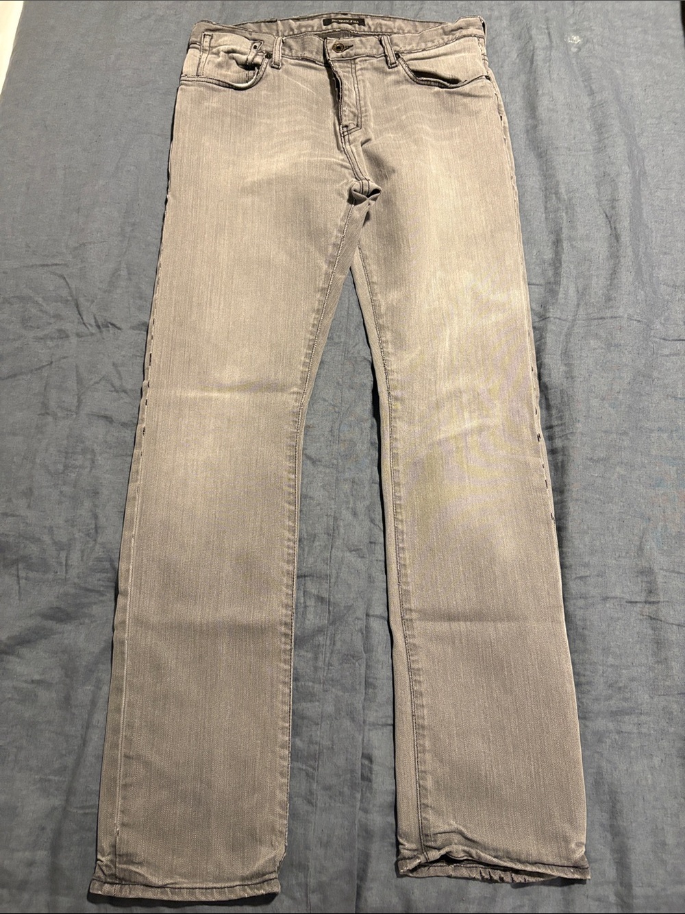 John Varvatos USA Distressed Light Gray Jeans